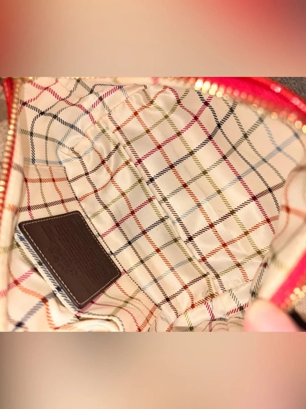 Coach Heritage Stripe Shoulder Bag 41115 + Selena Gomez Card Case
